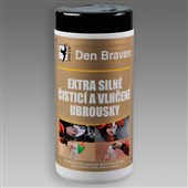 DEN BRAVEN Extra silné čistící a vlhčené ubrousky 80 útržků 20 x 30 cm DEN BRAVEN Extra silné čistící a vlhčené ubrousky 80 útržků 20 x 30 cm